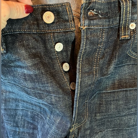 Levi's 501 Levi Men's straight leg, button fly Jeans - Picture 5 of 9